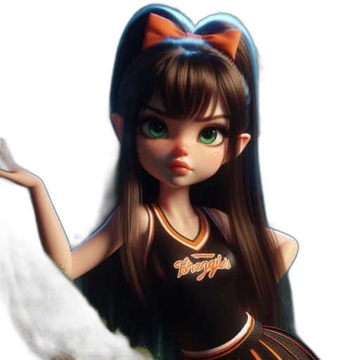 dress, 3d render, anime, fantasy art transparent PNG cut-out