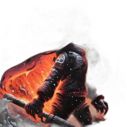 sword, weapon, jacket, mask transparent PNG cut-out