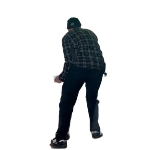 staff, jacket, creature, robot transparent PNG cut-out