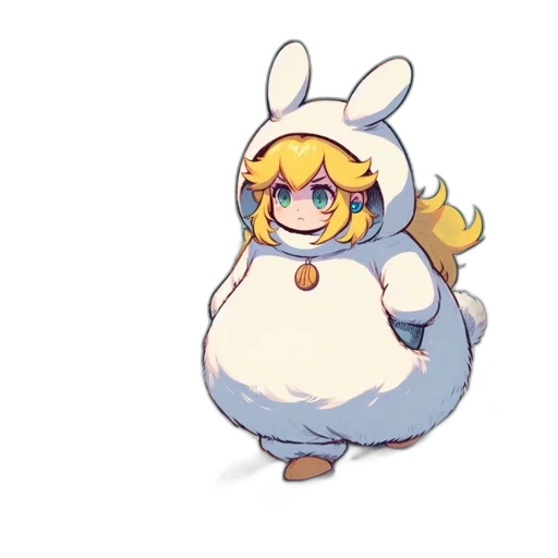 creature, dress, animal, staff transparent PNG cut-out