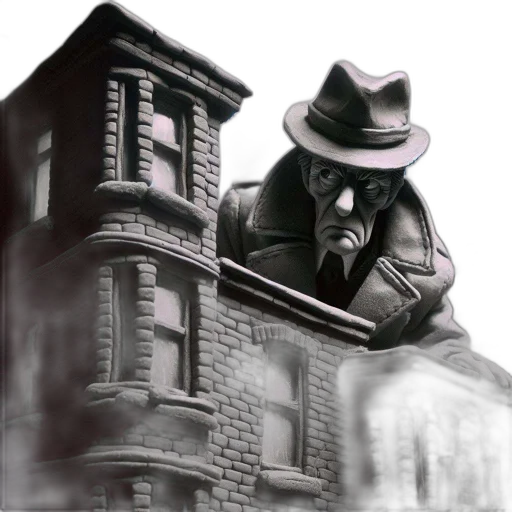 building, hat, mask, concept art transparent PNG cut-out