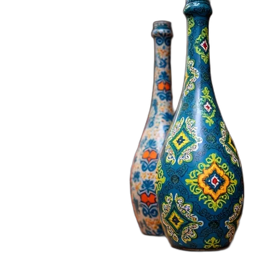 bottle, umbrella, 3d render, photorealistic transparent PNG cut-out