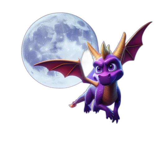 dragon, creature, staff, animal transparent PNG cut-out
