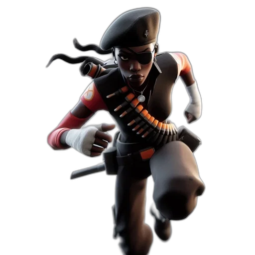 staff, weapon, robot, jacket transparent PNG cut-out