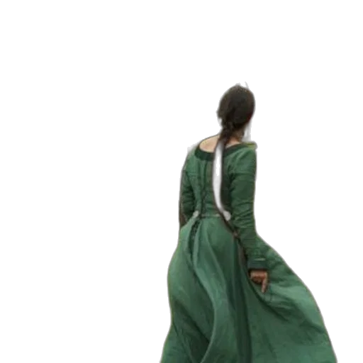 dress, jacket, jewelry, staff transparent PNG cut-out