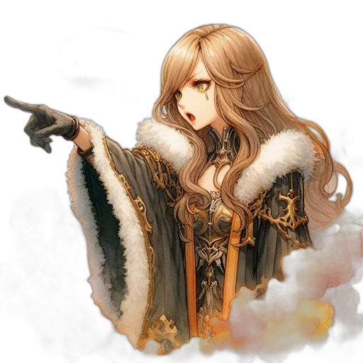 weapon, staff, sword, crown transparent PNG cut-out