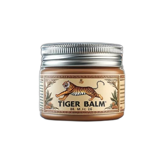 88ml, tiger, balm, jar transparent PNG cut-out