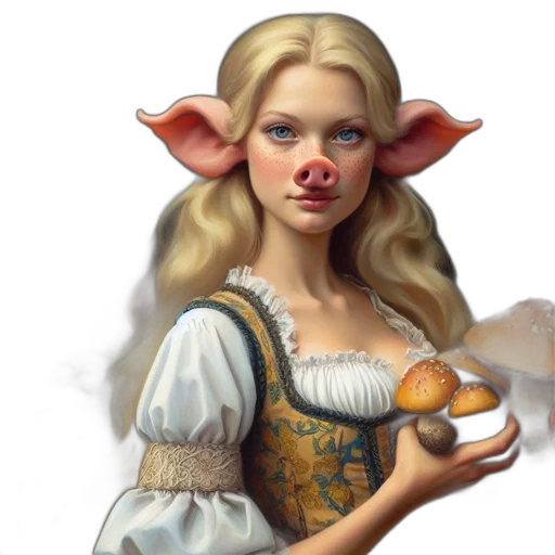 food, face, fantasy art, concept art transparent PNG cut-out