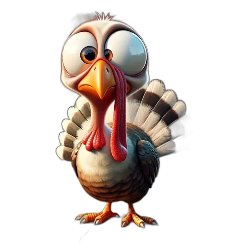 animal, food, 3d render, concept art transparent PNG cut-out