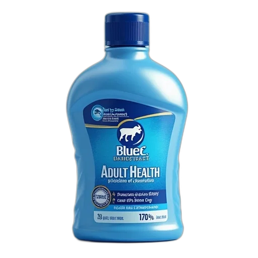 bottle, animal, blue, buffalo transparent PNG cut-out