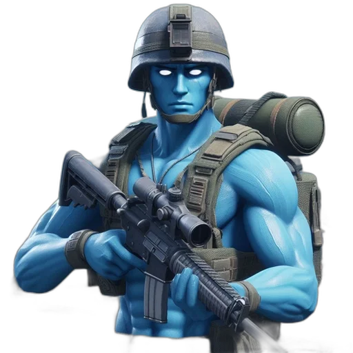 weapon, robot, staff, concept art transparent PNG cut-out