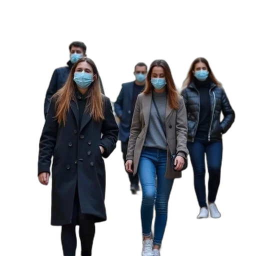 mask, jacket, concept art, group transparent PNG cut-out