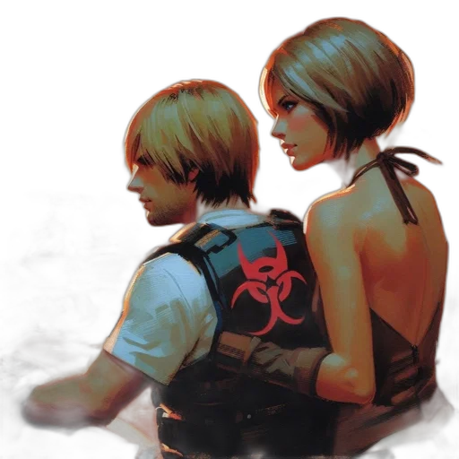 concept art, comic book art, photorealistic, cyberpunk transparent PNG cut-out