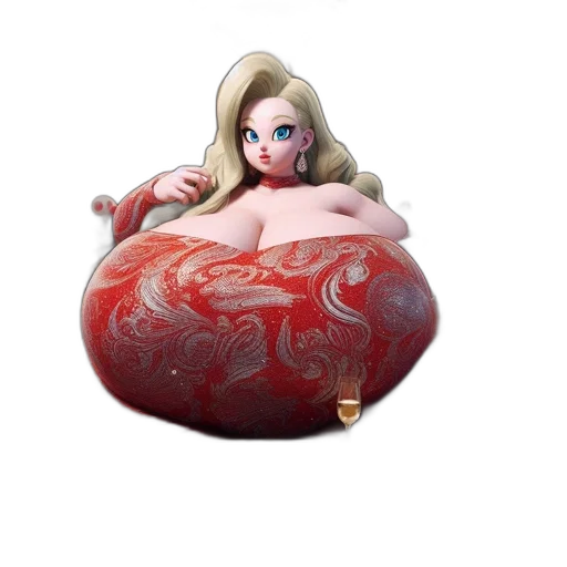 dress, creature, food, 3d render transparent PNG cut-out