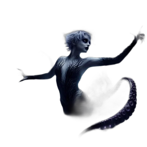 creature, hair, dragon, animal transparent PNG cut-out