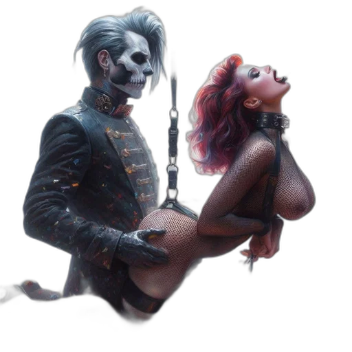 concept art, fantasy art, cyberpunk, comic book art transparent PNG cut-out