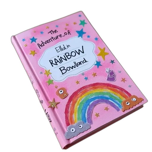 handmade, book, pink, cover transparent PNG cut-out