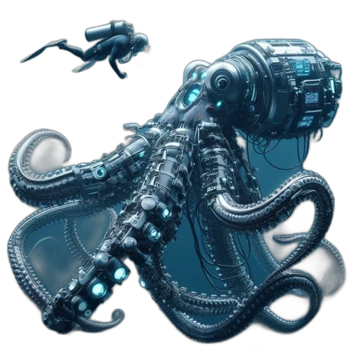 creature, robot, weapon, dragon transparent PNG cut-out
