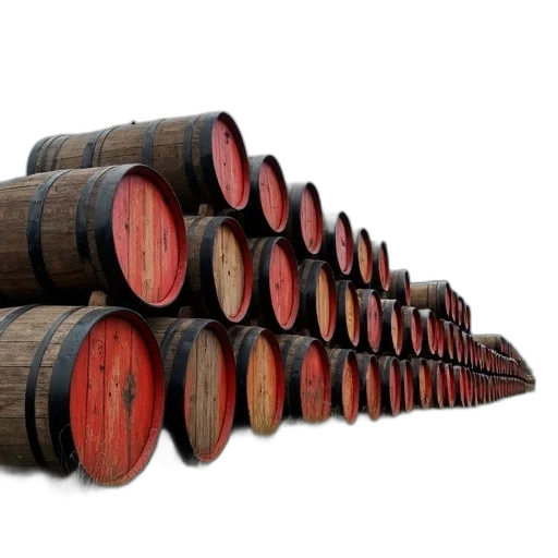 bottle, 3d render, large, pile transparent PNG cut-out