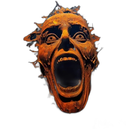 mask, face, creature, crown transparent PNG cut-out