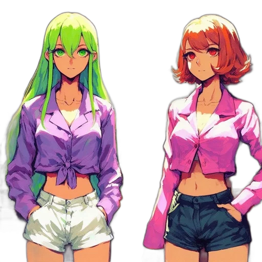 jacket, dress, pixel art, concept art transparent PNG cut-out