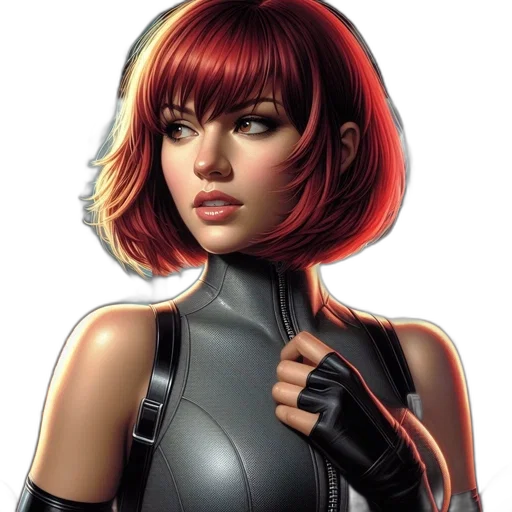 robot, comic book art, concept art, photorealistic transparent PNG cut-out