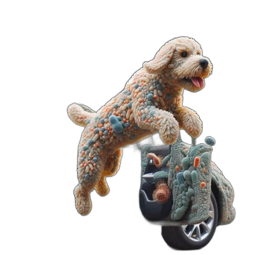 car, creature, animal, 3d render transparent PNG cut-out