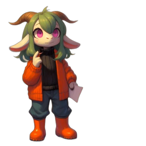 staff, jacket, animal, creature transparent PNG cut-out