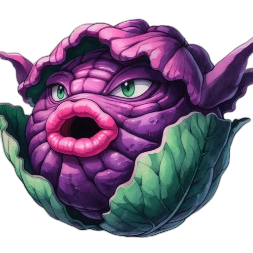 food, creature, face, mask transparent PNG cut-out