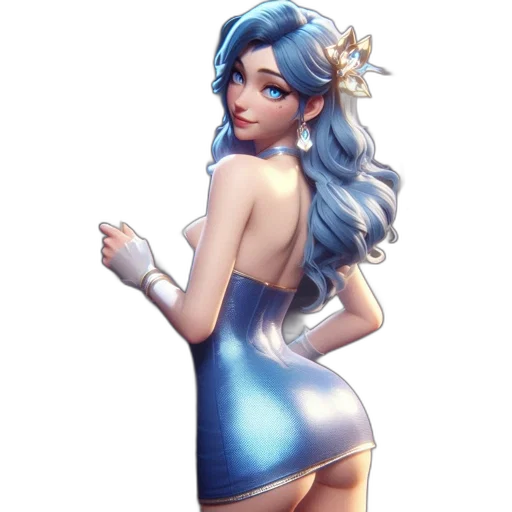 dress, staff, weapon, concept art transparent PNG cut-out