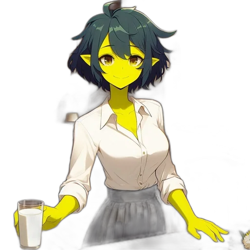 staff, dress, mask, creature transparent PNG cut-out