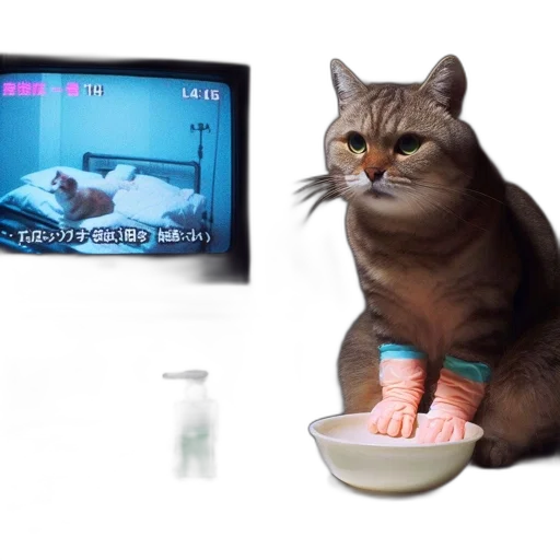 food, animal, creature, vaporwave transparent PNG cut-out