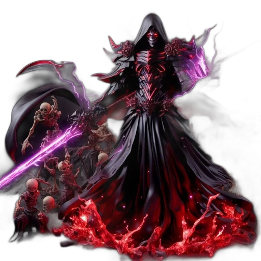 concept art, fantasy art, pixel art, dark transparent PNG cut-out