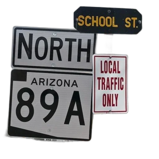 city street, sign, says, school transparent PNG cut-out