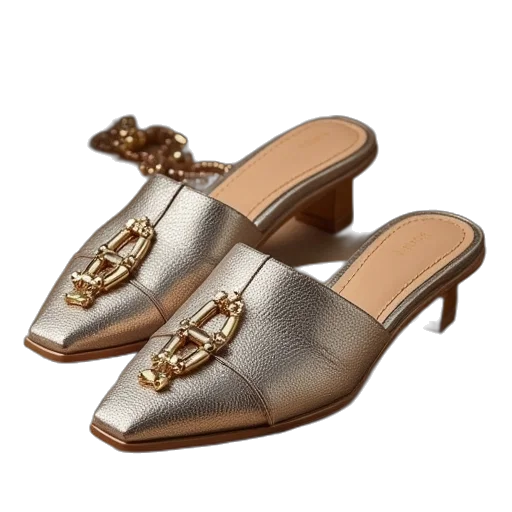 shoes, latest, metallic, sheaths transparent PNG cut-out