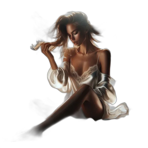 dress, concept art, fantasy art, photorealistic transparent PNG cut-out