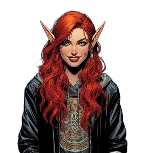 jacket, comic book art, fantasy art, concept art transparent PNG cut-out