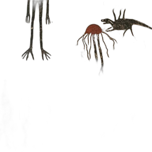 creature, hair, animal, dragon transparent PNG cut-out