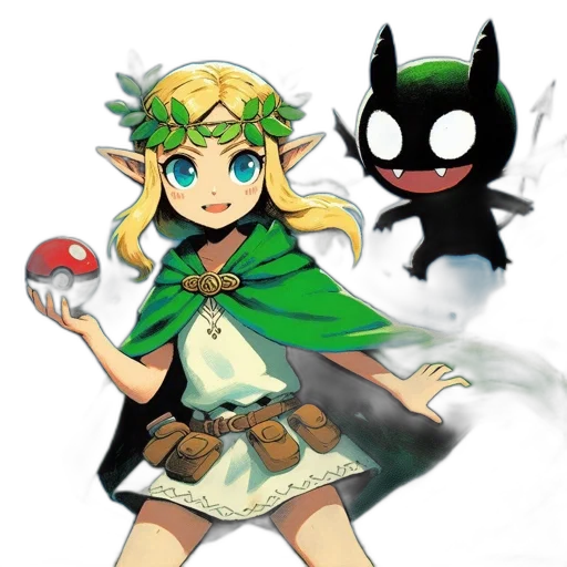 staff, mask, pixel art, fantasy art transparent PNG cut-out