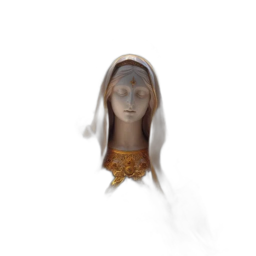 mask, jewelry, crown, staff transparent PNG cut-out