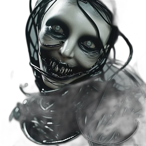 mask, face, creature, robot transparent PNG cut-out