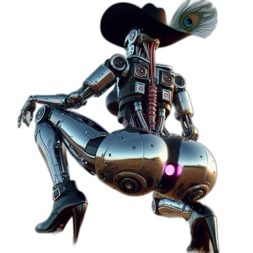 robot, weapon, staff, concept art transparent PNG cut-out