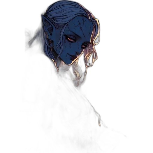 mask, face, creature, staff transparent PNG cut-out