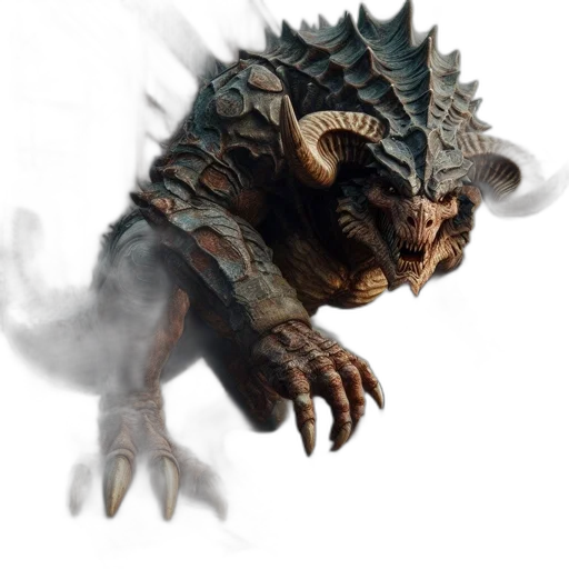 dragon, creature, mask, face transparent PNG cut-out