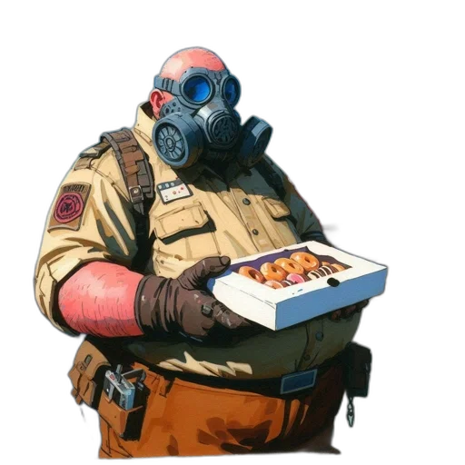 mask, food, jacket, robot transparent PNG cut-out