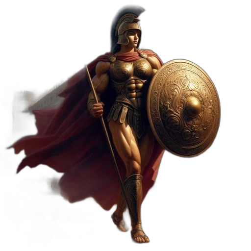 concept art, comic book art, fantasy art, 3d render transparent PNG cut-out