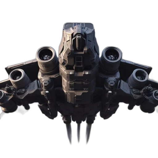 weapon, dragon, robot, creature transparent PNG cut-out