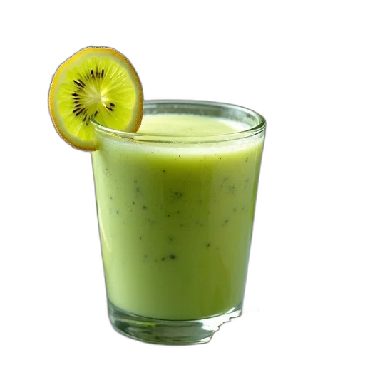 food, photorealistic, green, kiwi transparent PNG cut-out