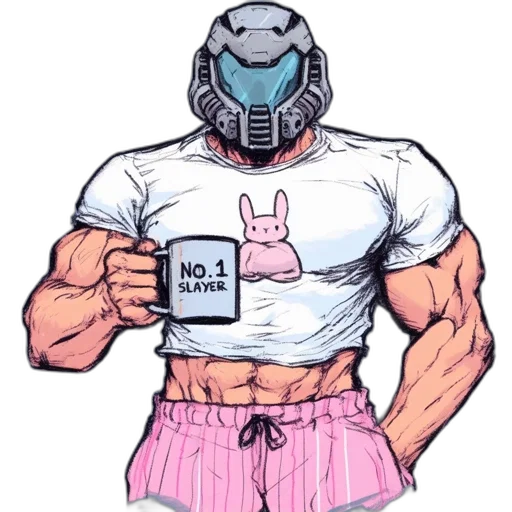 robot, mask, weapon, dress transparent PNG cut-out