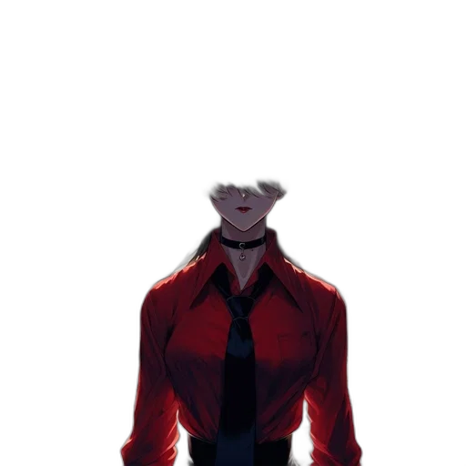 jacket, creature, staff, mask transparent PNG cut-out